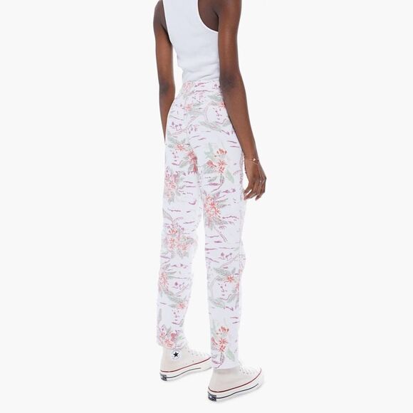 Mother Denim The Springy Ankle in Aloha High Waisted Straight Leg Jeans, Size 26 - Picture 4 of 10